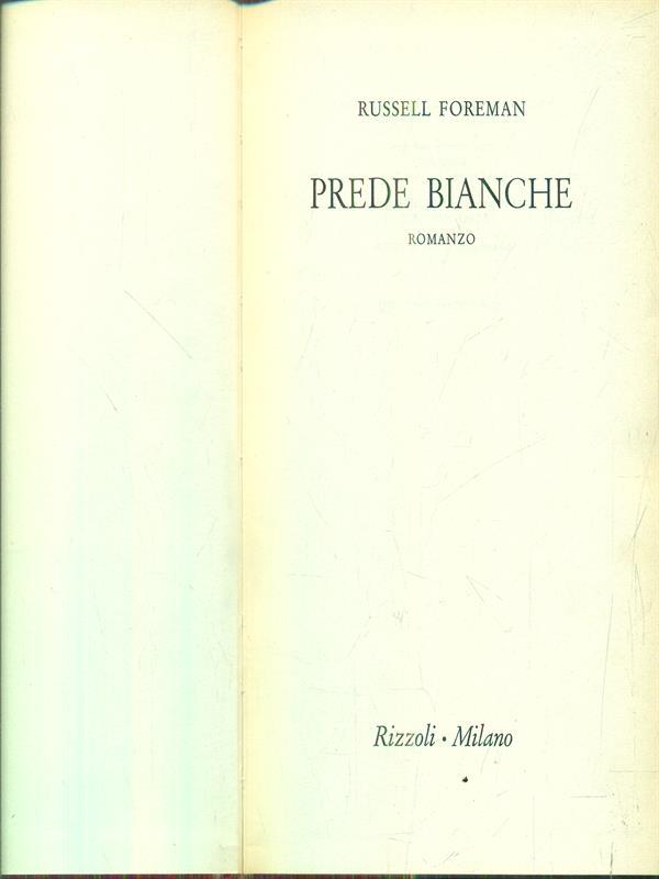Prede bianche