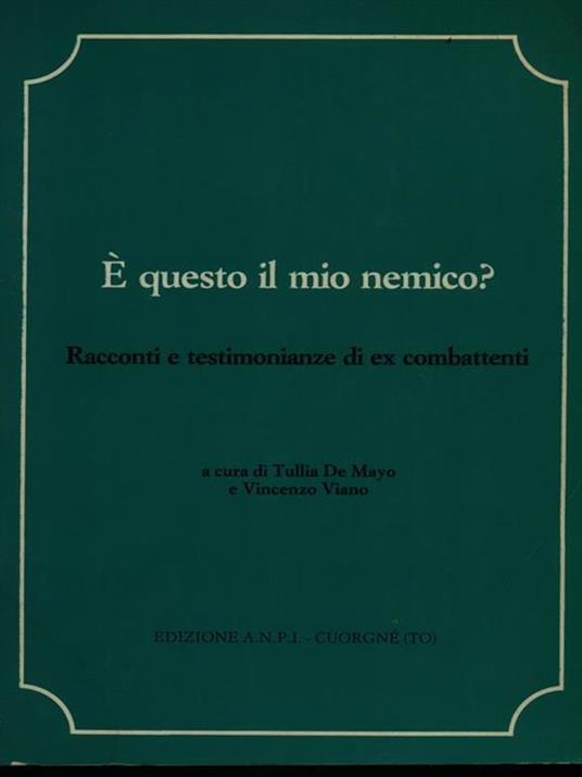 è questo il mio nemico? - copertina