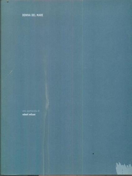 Donna del mare - Robert Wilson - copertina