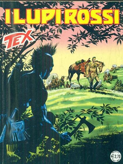 Tex. I lupi rossi - copertina