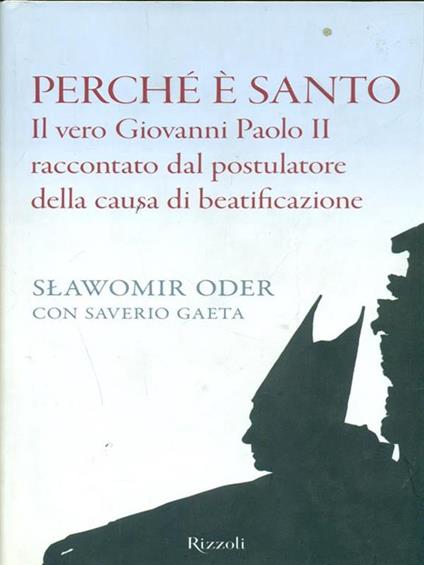 Perchè è santo - Slawomir Oder - copertina