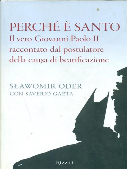 Perchè è santo - Slawomir Oder - copertina