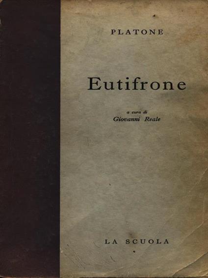 Eutifrone - Platone - copertina