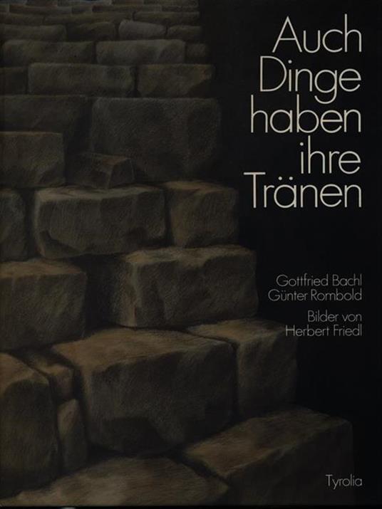 Auch dinge haben ihre tranen - copertina
