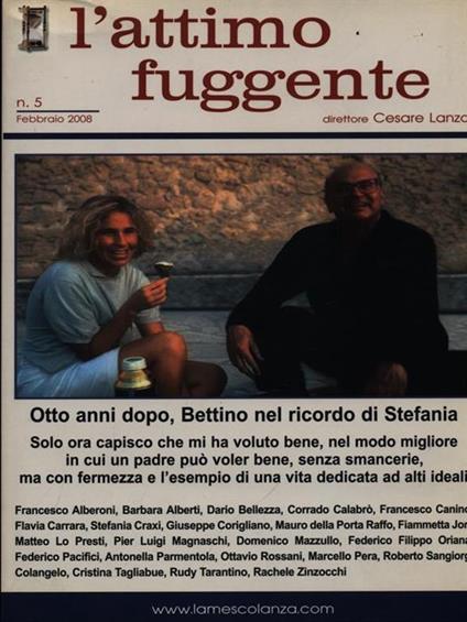 L' attimo fuggente n. 5/febbraio 2008 - copertina