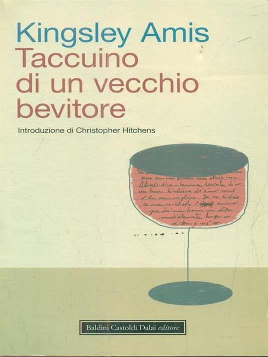 Taccuino di un vecchio bevitore - Kingsley Amis - copertina