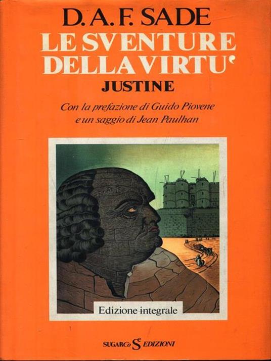 Le sventure della virtù - François de Sade - copertina