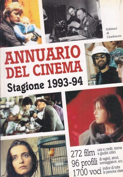 Annuario del cinema stagione 1993-1994 - copertina