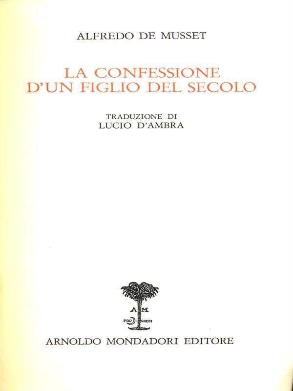 La confessione d'un figlio del secolo