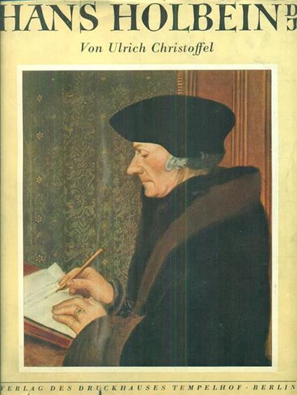 Hans Holbein D. J - Ulrich Christoffel - copertina