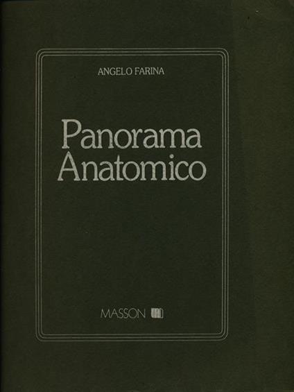 Panorama anatomico - Angelo Farina - copertina