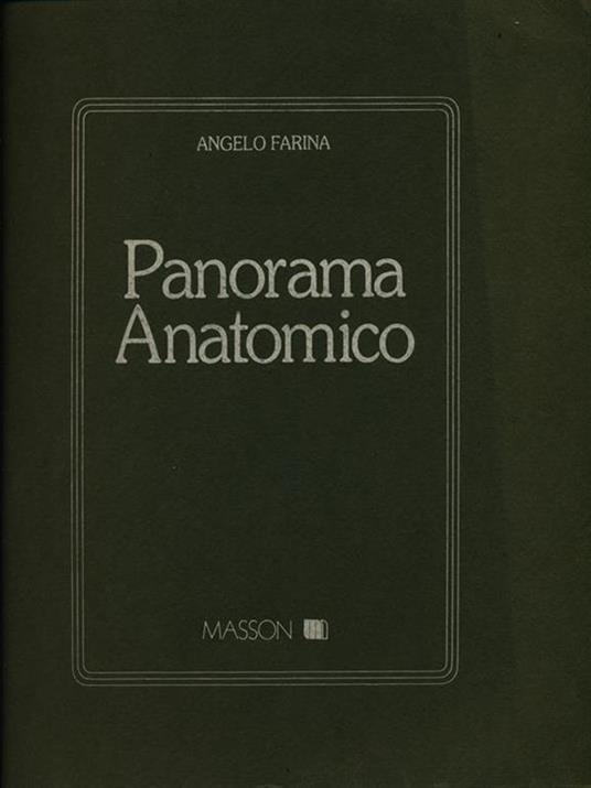 Panorama anatomico - Angelo Farina - copertina