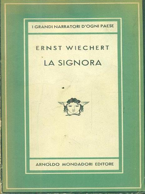 La signora - Ernst Wiechert - copertina