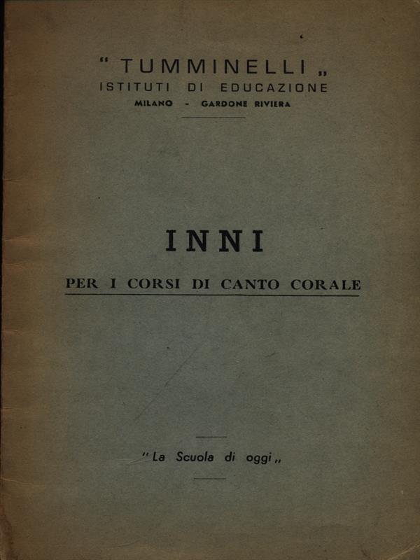 Inni per i corsi di canto corale