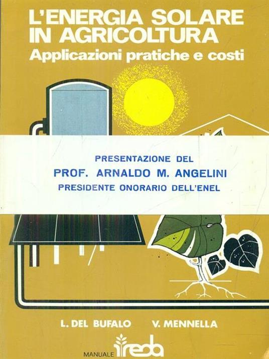 L' energia solare in agricoltura - copertina