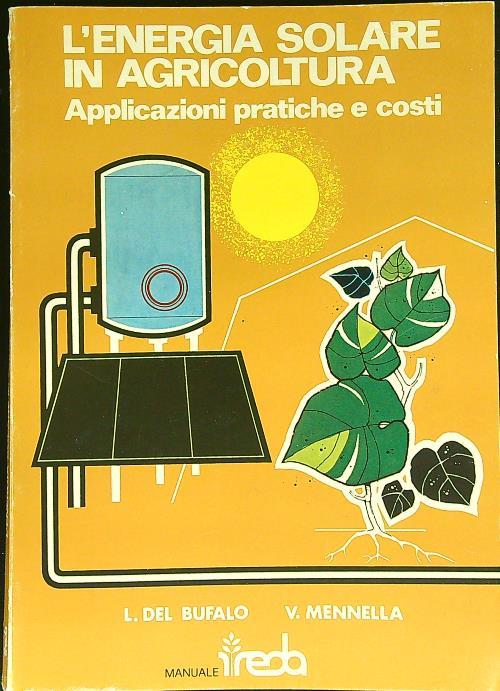 L' energia solare in agricoltura