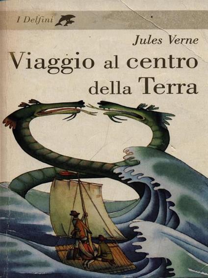 Viaggio al centro della Terra - Jules Verne - copertina