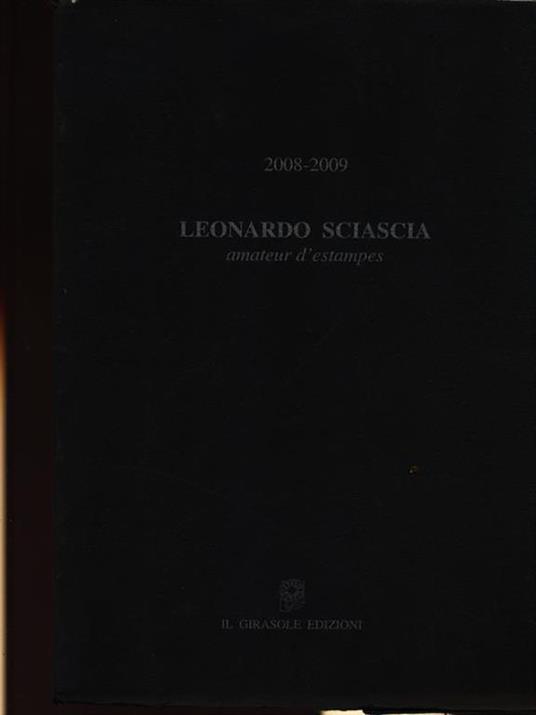 Leonardo Sciascia amateur d'estampes 2008-2009 - copertina