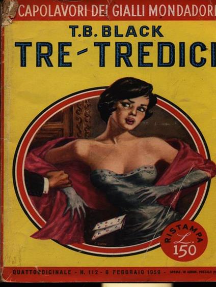 Tre - Tredici - T. B. Black - copertina
