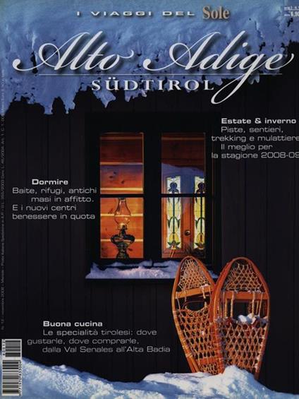 I viaggi del Sole n. 12. Alto Adige - copertina