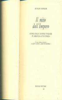 Il mito dell'impero - Anthony Mockler - 2