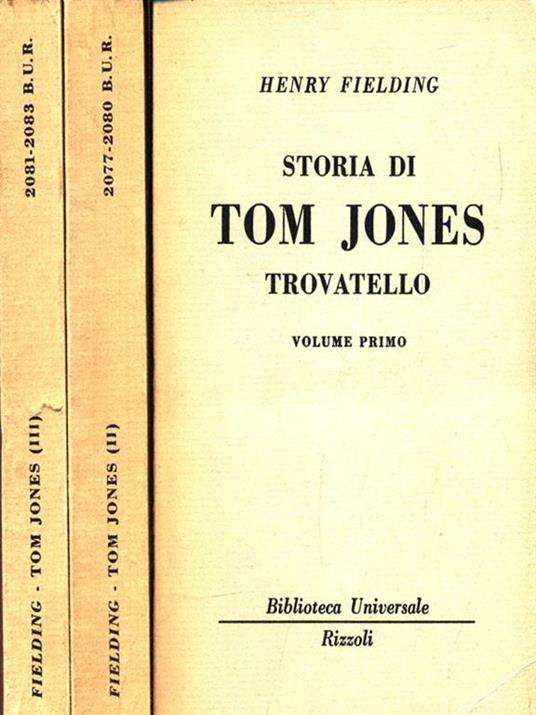 Storia di Tom Jones. 3 Volumi - Henry Fielding - copertina