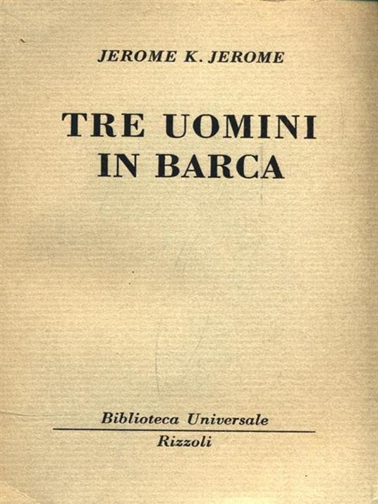 Tre uomini in barca - Jerome K. Jerome - copertina