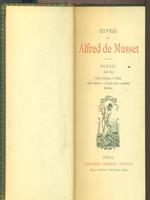 Oeuvres De Alfred De Musset. Poésies 1828. 1833