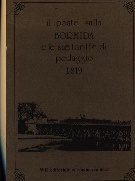 Il ponte sulla Bormida e le sue tariffe di pedaggio - copertina