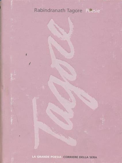 Poesie - Rabindranath Tagore - copertina