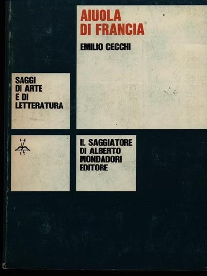 Aiuola di Francia - Emilio Cecchi - copertina