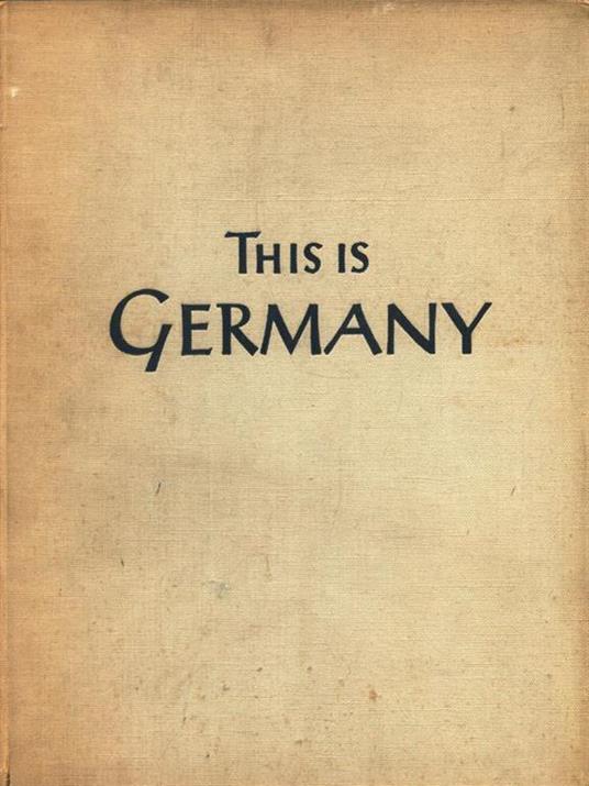 This is Germany - Adrian Mohr - copertina