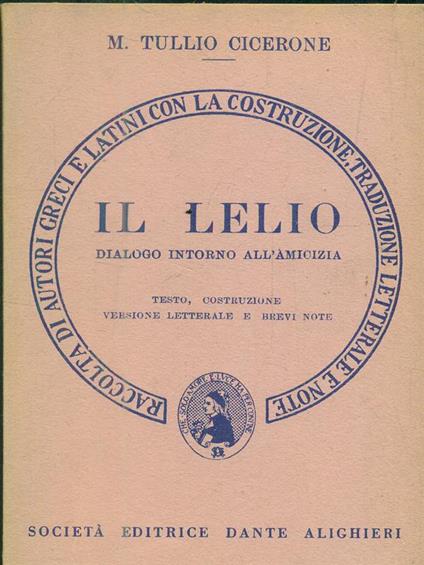 Il lelio - Tullio M Cicerone - copertina