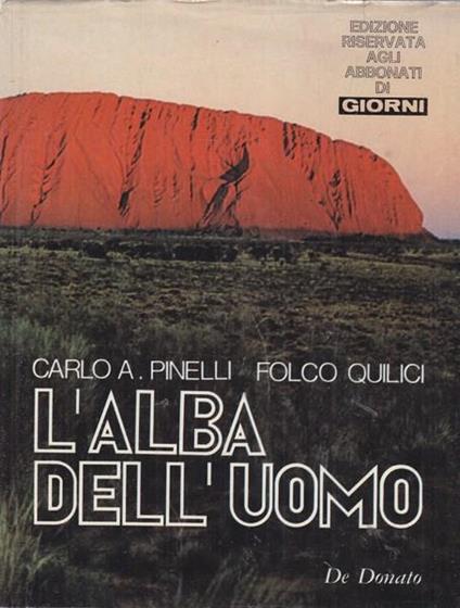 L' alba dell'uomo - Carlo Alberto Pinelli - copertina