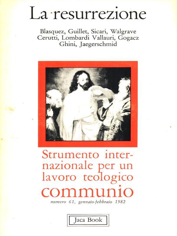 Communio N. 61 Gennaio Febbraio 1982