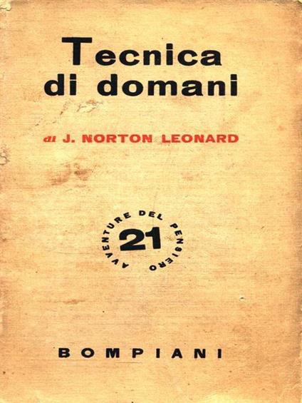 Tecnica di domani - copertina