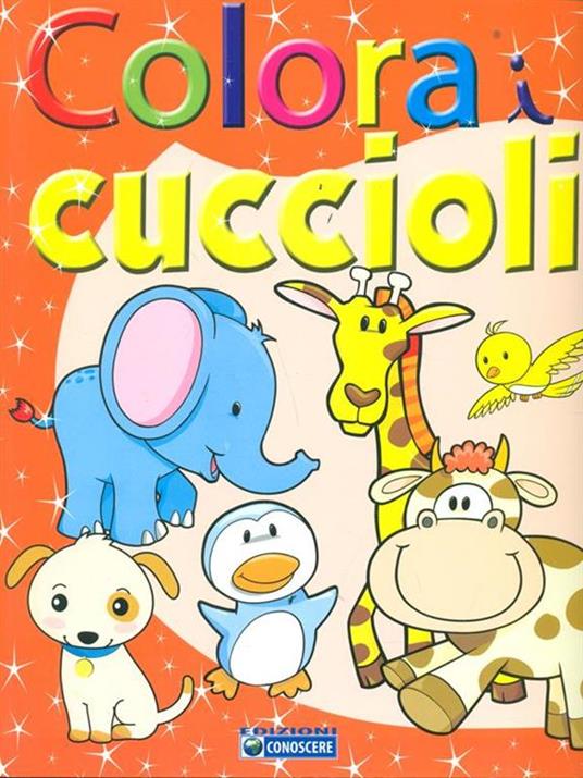 Colora i cuccioli - copertina