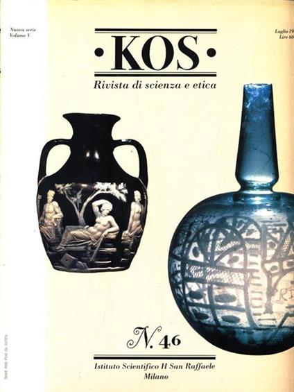 KOS. Rivista di scienza e etica N. 46 Luglio 1989 - copertina