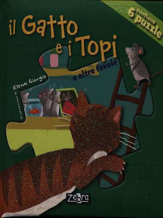 Il gatto e i topi e altre favole. Libro puzzle - copertina