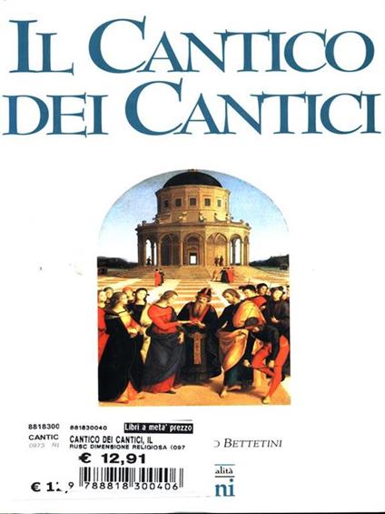 Il cantico dei cantici - copertina