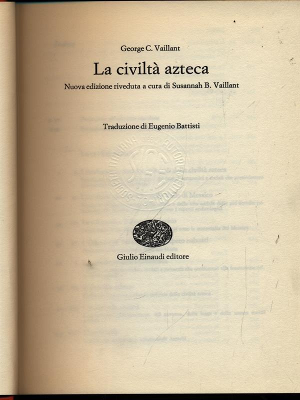 La civiltà atzeca