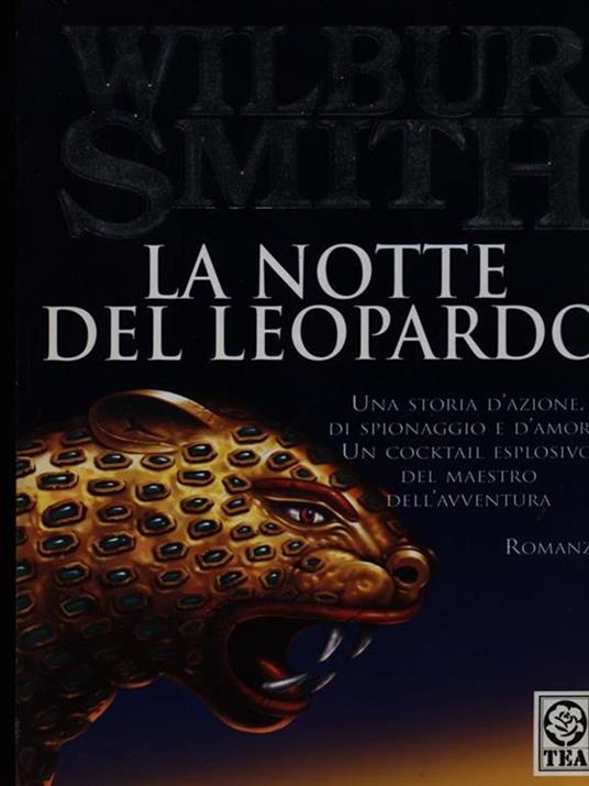 La notte del leopardo - Wilbur Smith - copertina