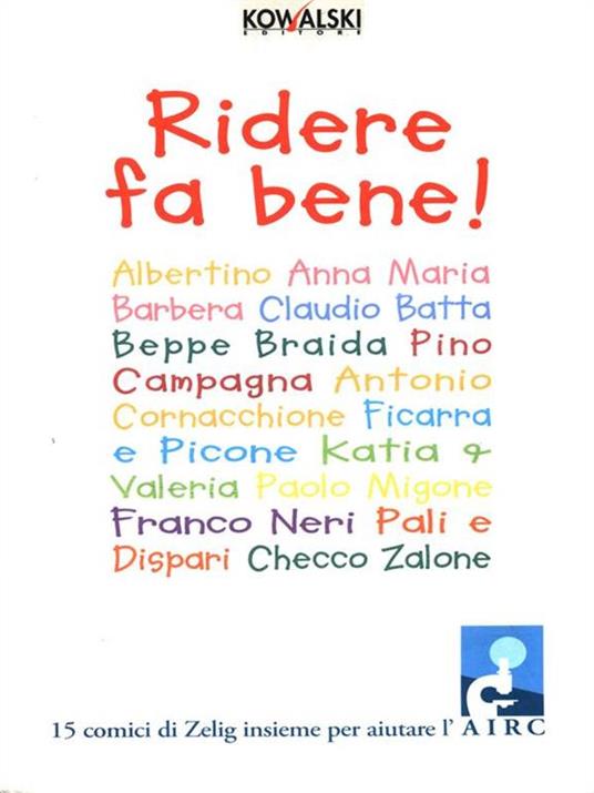 Ridere fa bene! - copertina
