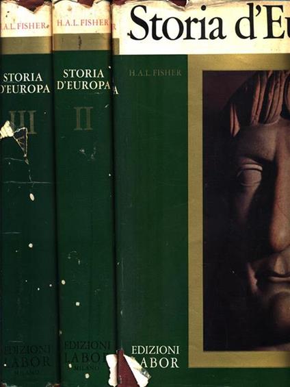 Storia d'Europa. 3 Volumi - Herbert A. Fisher - copertina