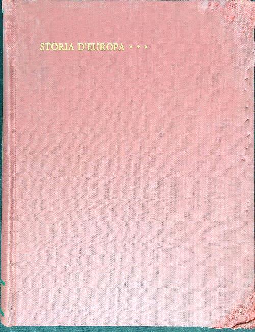 Storia d'Europa. 3 Volumi