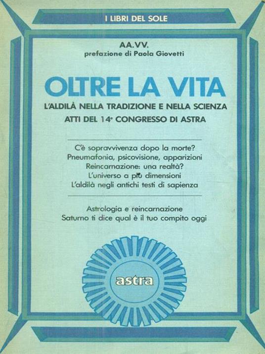 Oltre la vita - copertina