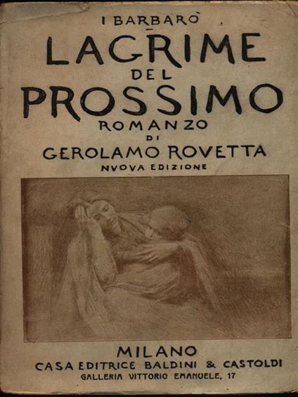 Lagrime del prossimo - copertina