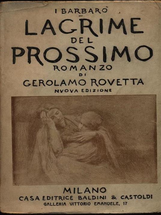Lagrime del prossimo - copertina