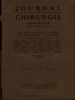 Journal de chirurgie tome XXVII n. 4/avril 1926