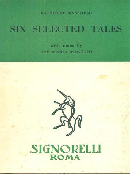 Six selected tales - Katherine Mansfield - copertina